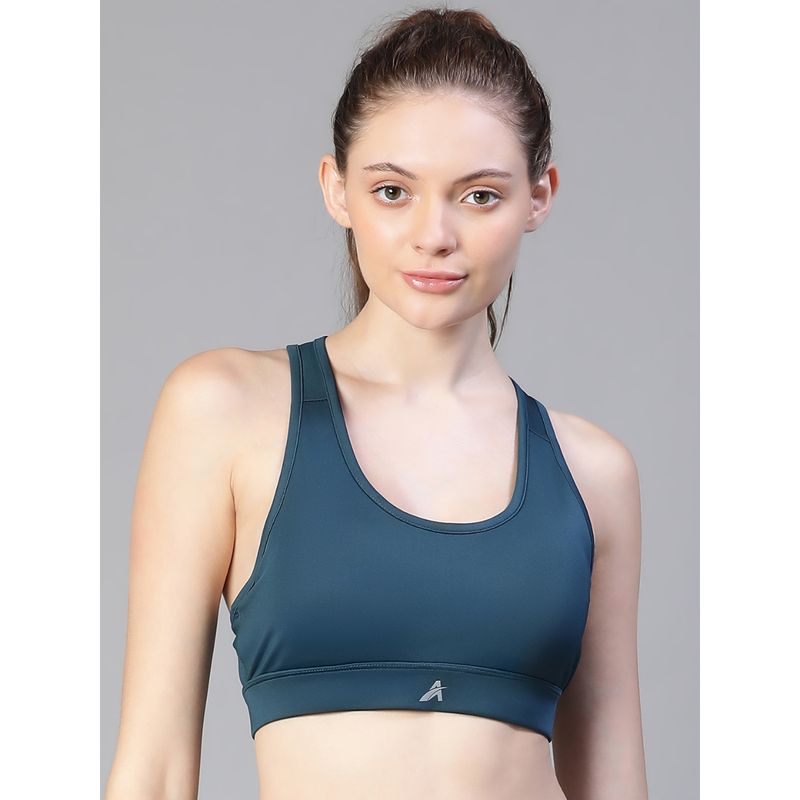Athlisis Teal NonWired Removable Padding Sports Bra Buy Athlisis Teal