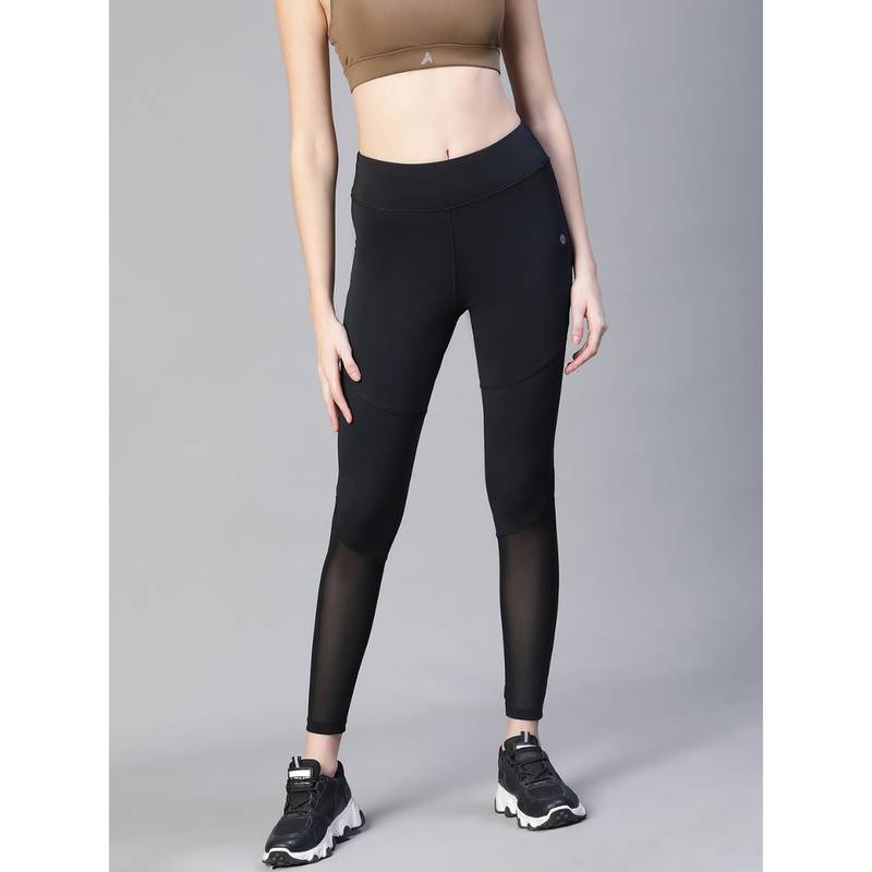 Athlisis Women Black Training Tights (S)