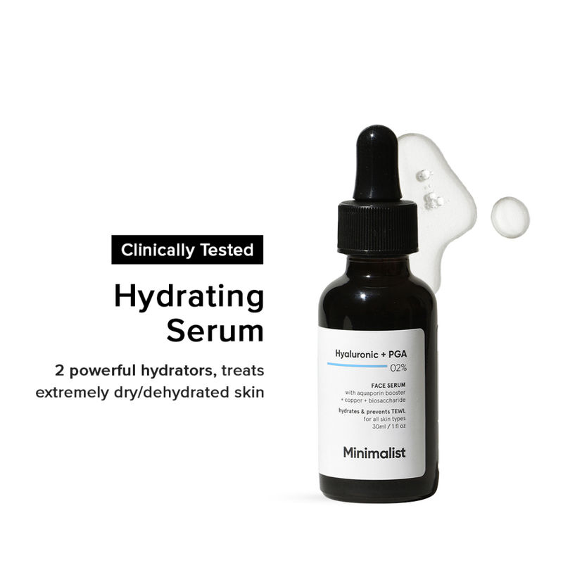 Minimalist Hyaluronic + Pga 02% Face Serum Mini