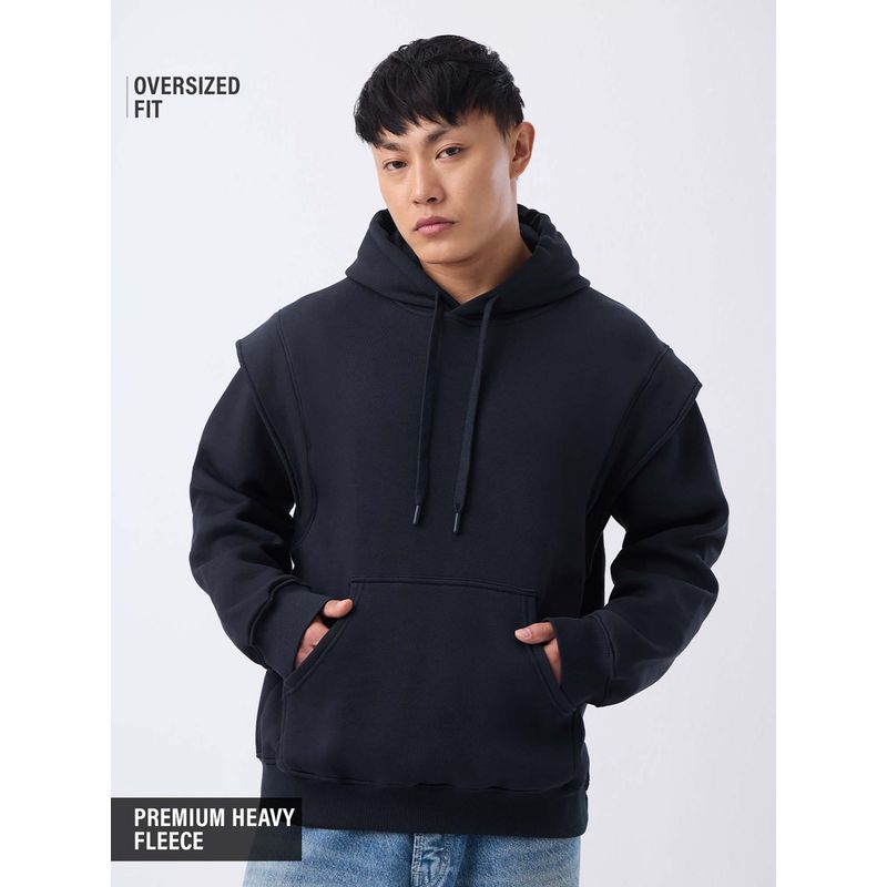 The Souled Store Korean Midnight Men Oversized Hoodies (M)