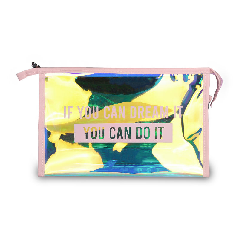 Nfi Essentials Multi-Fold Women's Wallet With Cat Keychain - RFID Blocking, Pink & Blue, 11x9x3.5cm