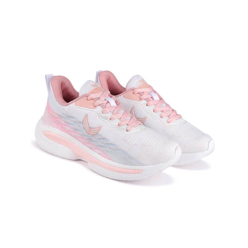 BERSACHE Women Premium Sports Pink Running Shoes (UK 4)