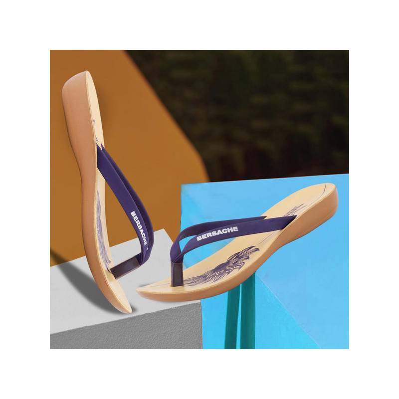 BERSACHE Extra Soft Classic Casual Purple Flipflop for Womens (UK 5)