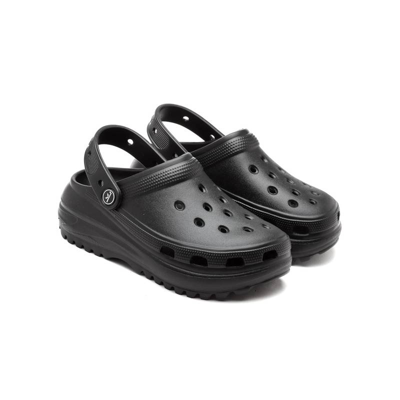 BERSACHE Women Black Clogs (UK 4)
