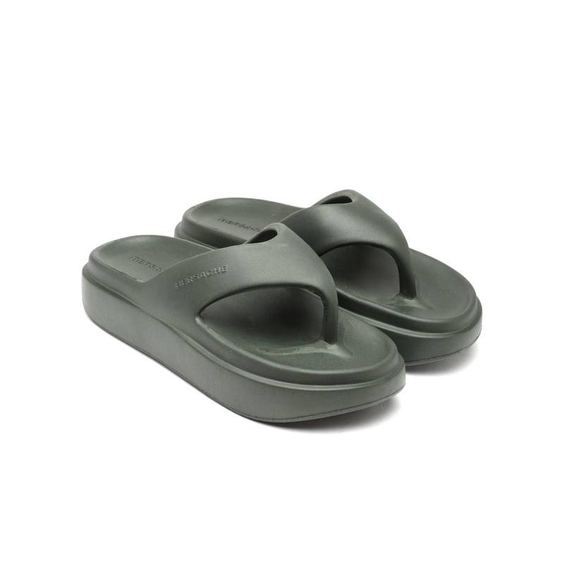 BERSACHE Women Olive Sandals (UK 4)