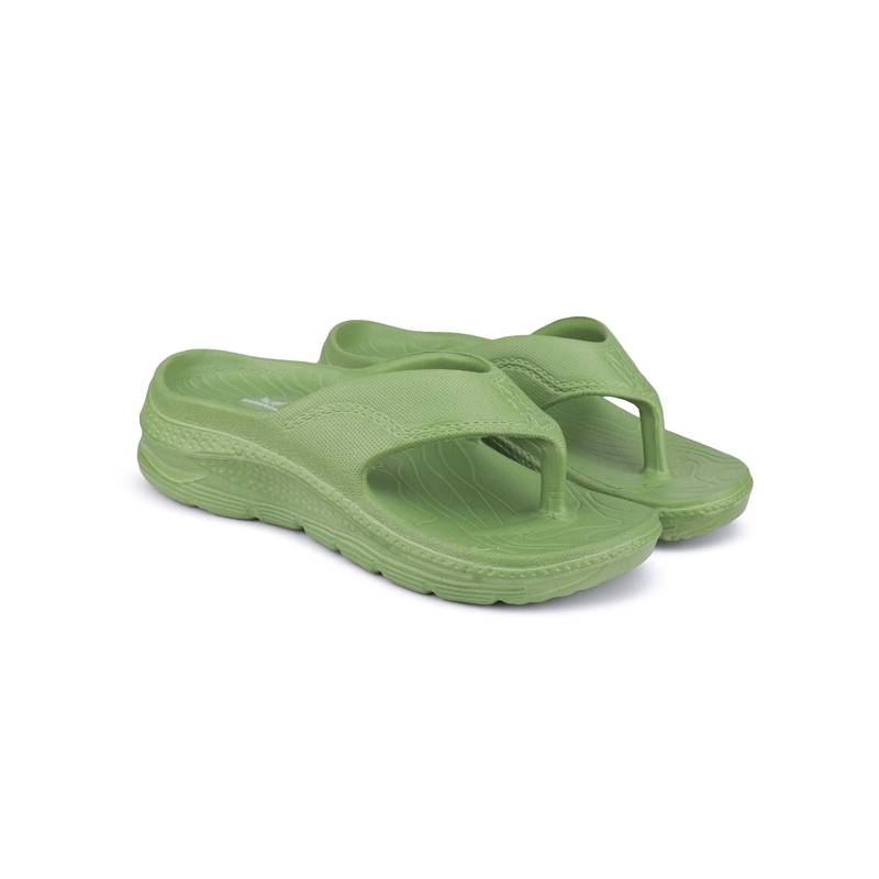 BERSACHE Women Green Sandals (UK 4)