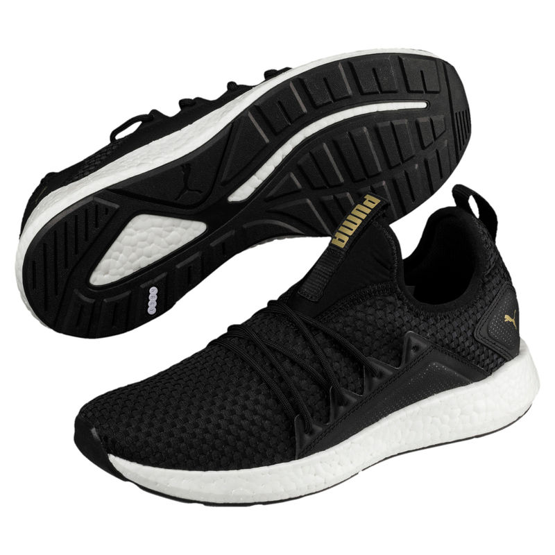 Buy Puma Nrgy Neko Vt Wns Black Metallic Gol Running Shoe 4 Online