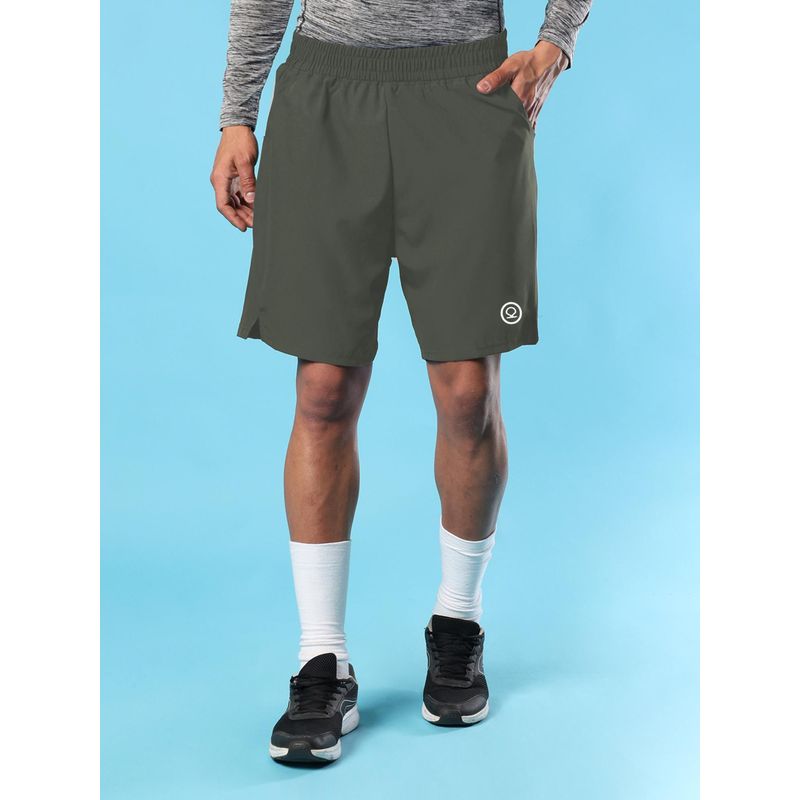 CHKOKKO Olive Men Gym Shorts (2XL)