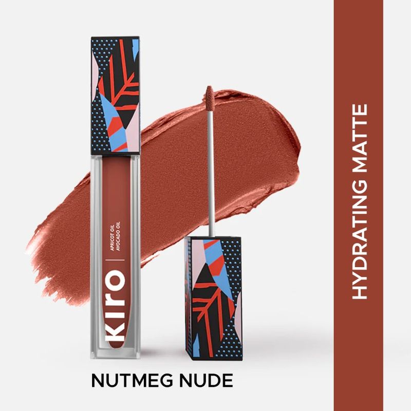 KIRO Non-Stop Airy Matte Liquid Lipstick - Nutmeg Nude