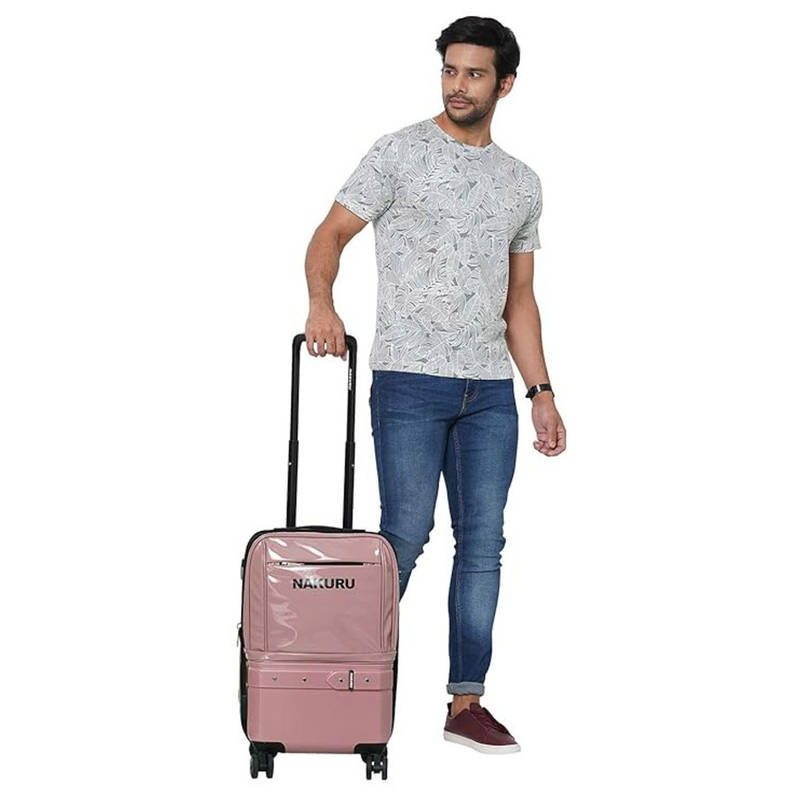 Buy Nakuru Voyager Range Hard Soft Cabin Luggage Trolley Bag (S