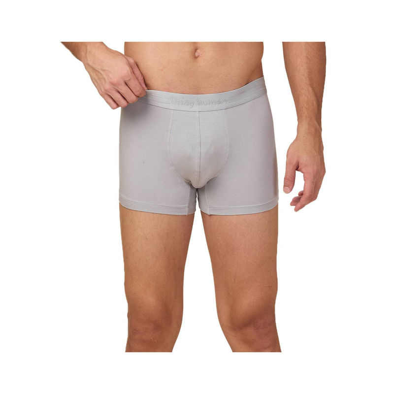 Being Human Men Solid Grey Trunk (XL)