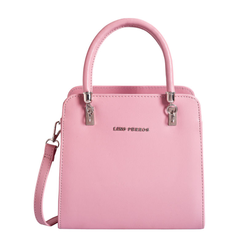 Lino Perros Female Peach Satchels Faux Leather