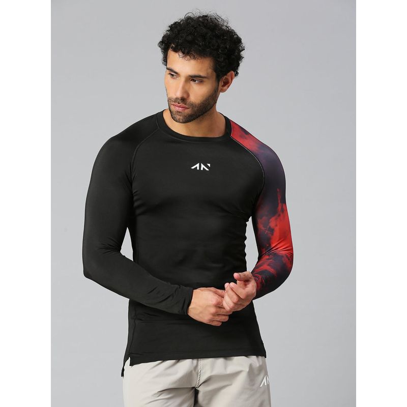 AESTHETIC NATION Critical Compression T-Shirt Red (S)