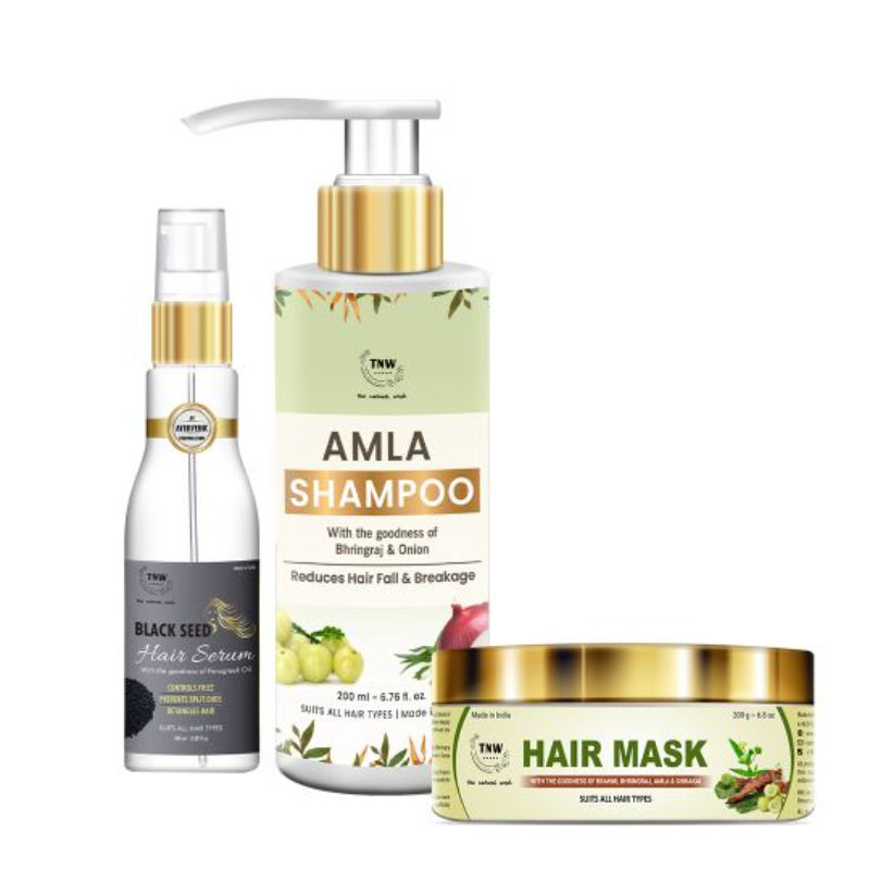 Buy TNW The Natural Wash Amla Hair Mask + Hair Serum + Amla Shampoo Online