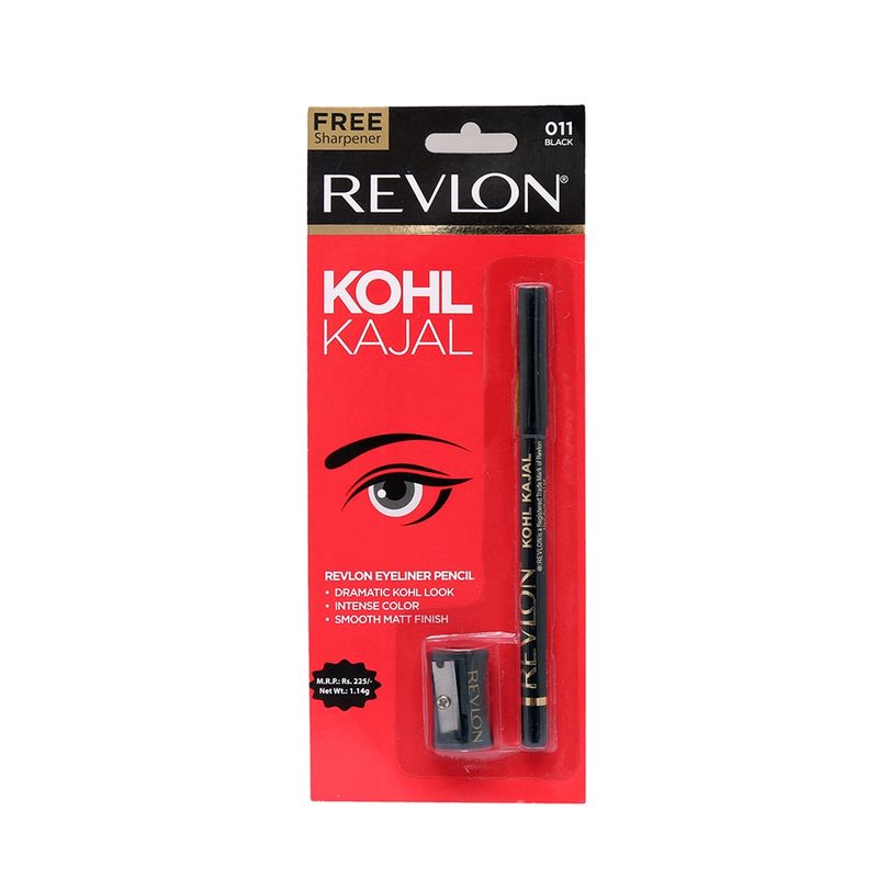 Revlon Kohl Kajal - (Black) With Free Sharpner