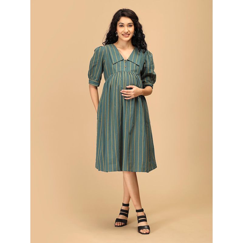 The Mom Store Everyday Ease Maternity and Nursing Dress (M)