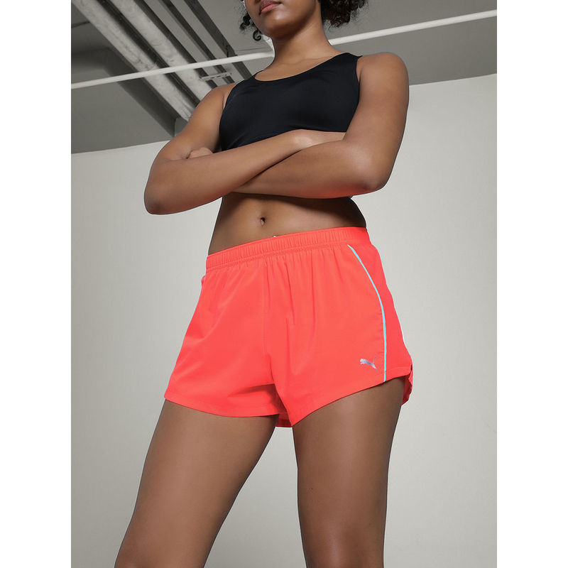 Puma Velocity Women 3" Running Coral Shorts (L)