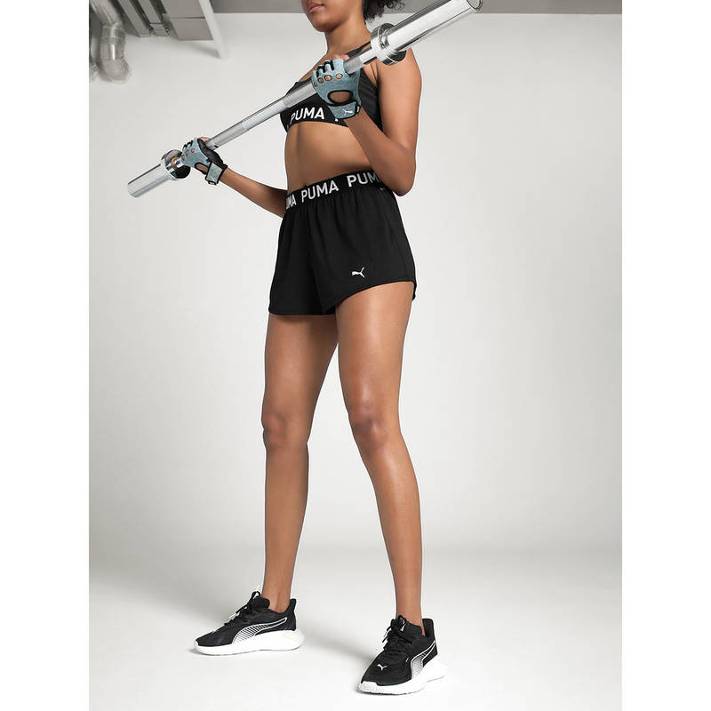Puma Strong Women Training 3" Knit Black Shorts (S)