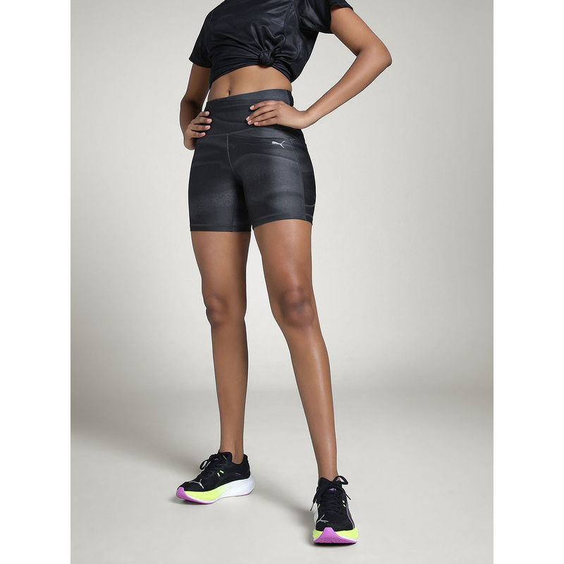 Puma Run Velocity Women 5" Short Running Black Tights (XL)