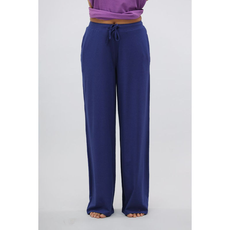 NeceSera Sadalight Blue Supima Flared Lounge Pant (S)