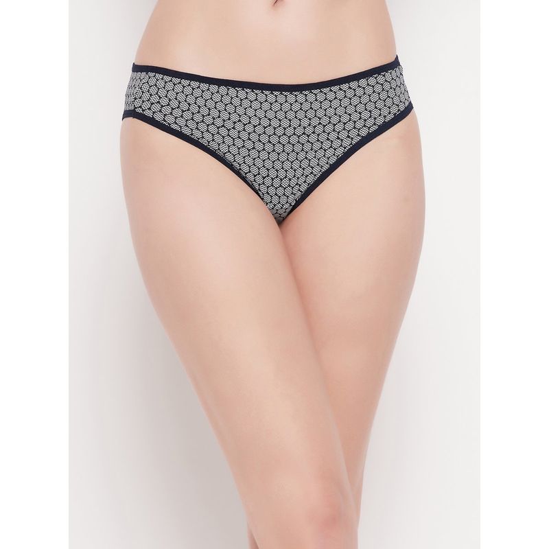 Clovia Cotton Spandex Low waist Outer elastic Bikini Panty (S)