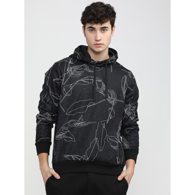 HIGHLANDER Mens Black Graphic Hoodie (S)