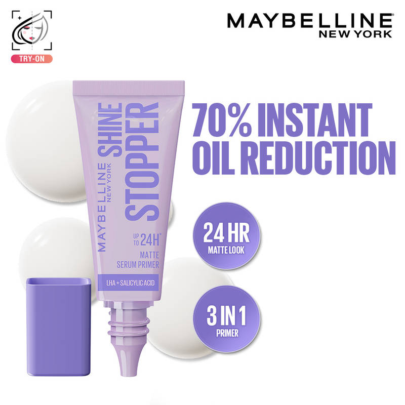 Maybelline New York Shine Stopper Serum Primer For Oil Control+ Hydration
