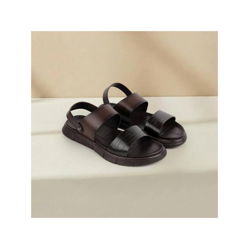 Metro Men Brown Sandal (EU 40)