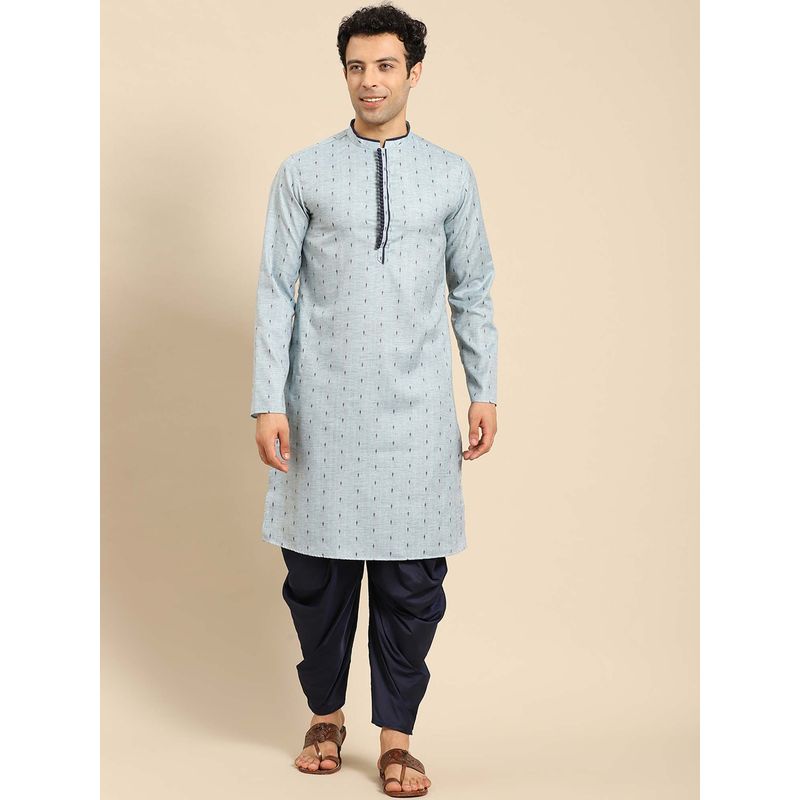 Amodh by Kisah Men Blue Kurta (M)