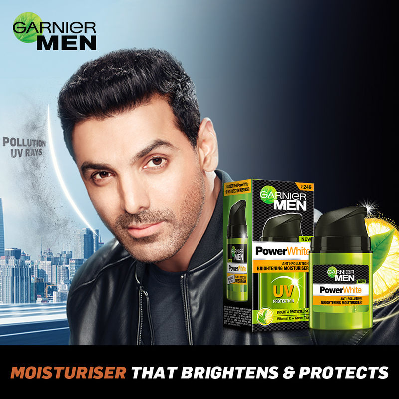Garnier Men Power White Moisturiser At Nykaaman Com