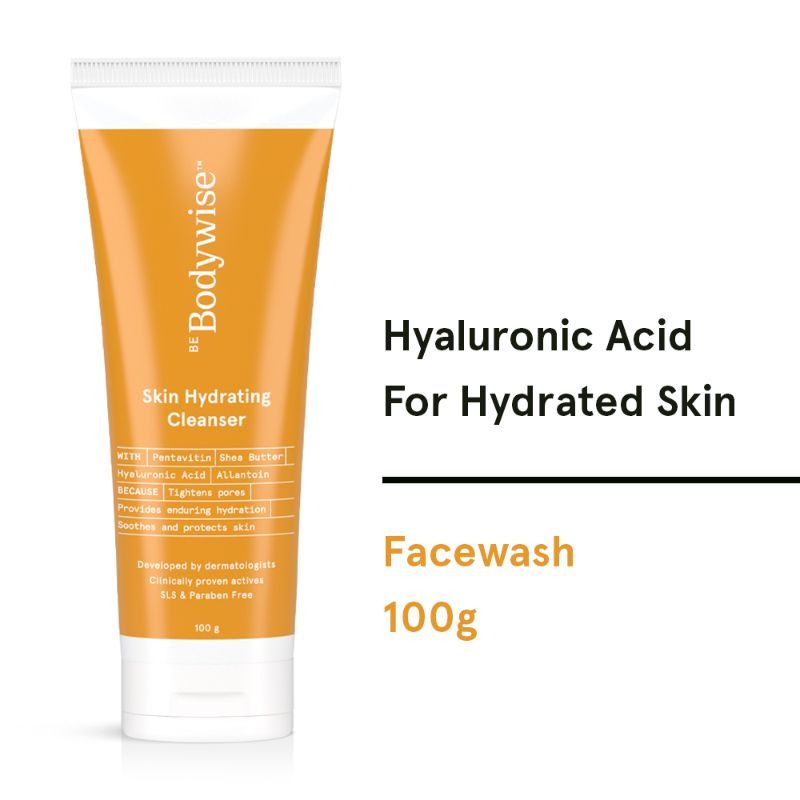 Be Bodywise Skin Hydrating Cleanser Hyaluronic Acid Face Wash For Dry & Sensitive Skin Buy Be