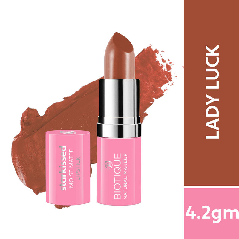 Biotique Starkissed Moist Matte Lipstick - Lady Luck