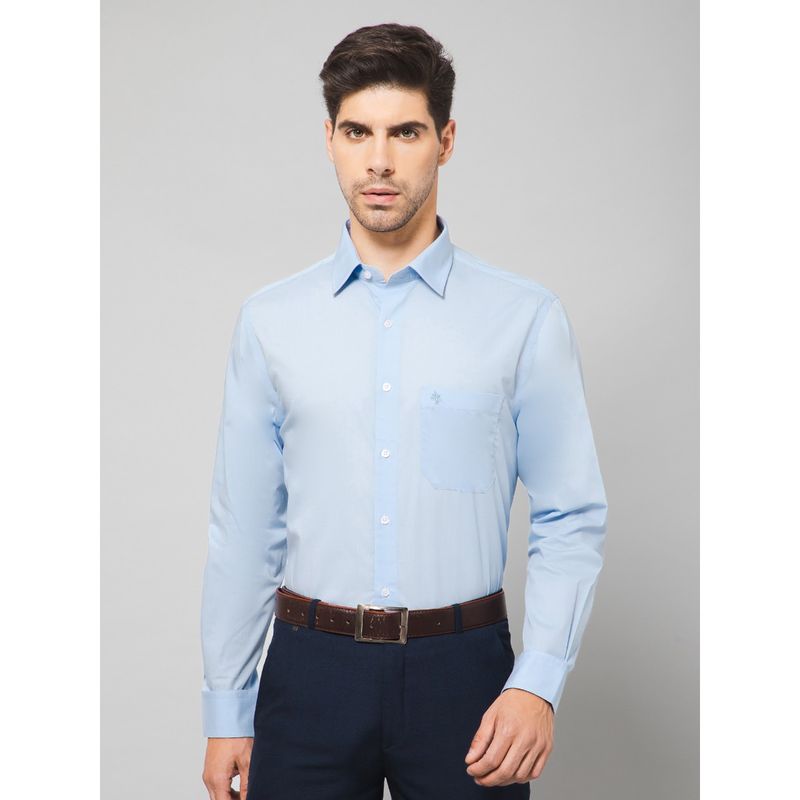 Cantabil Men Sky Blue Shirt (38)