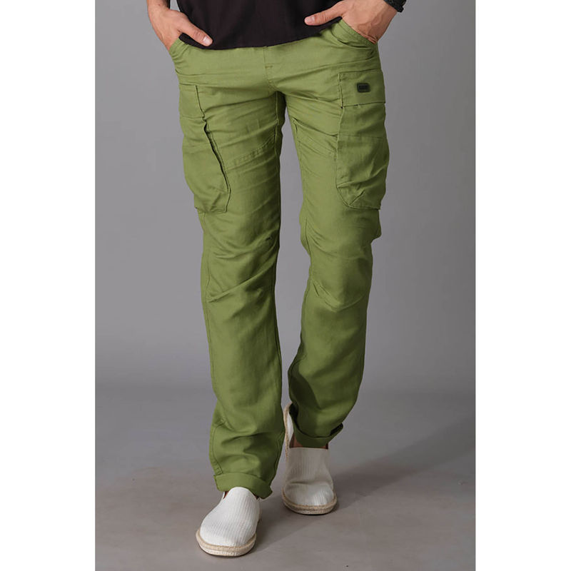ROOKIES Men Olive Cargo (36)