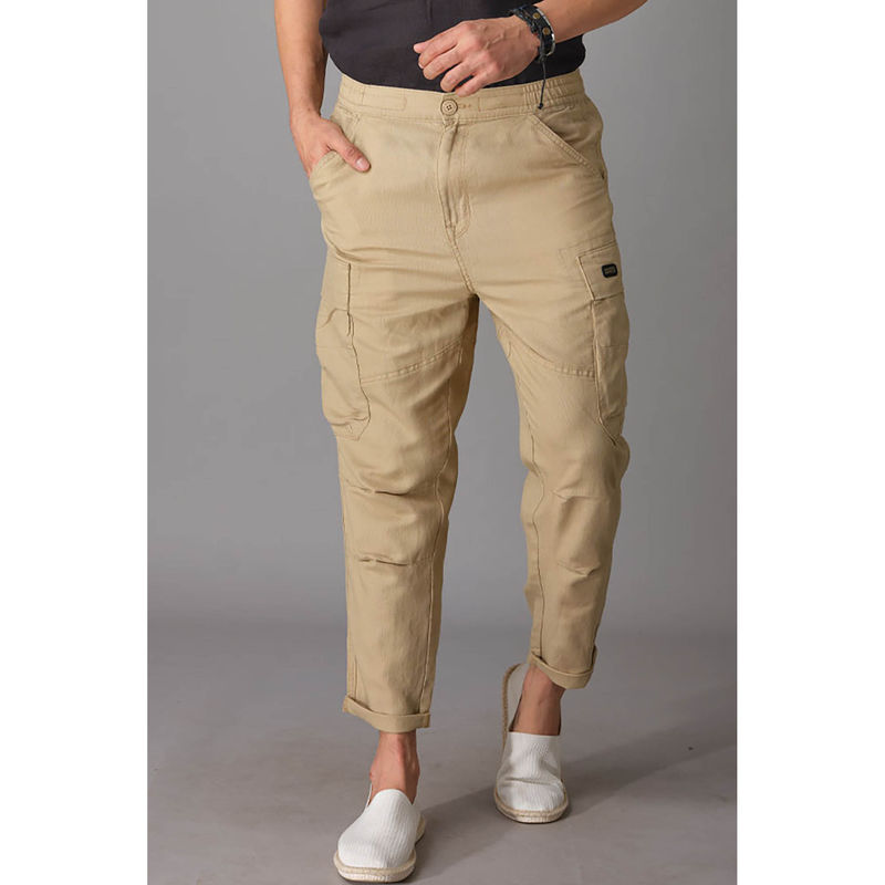 ROOKIES Men Beige Cargo (34)