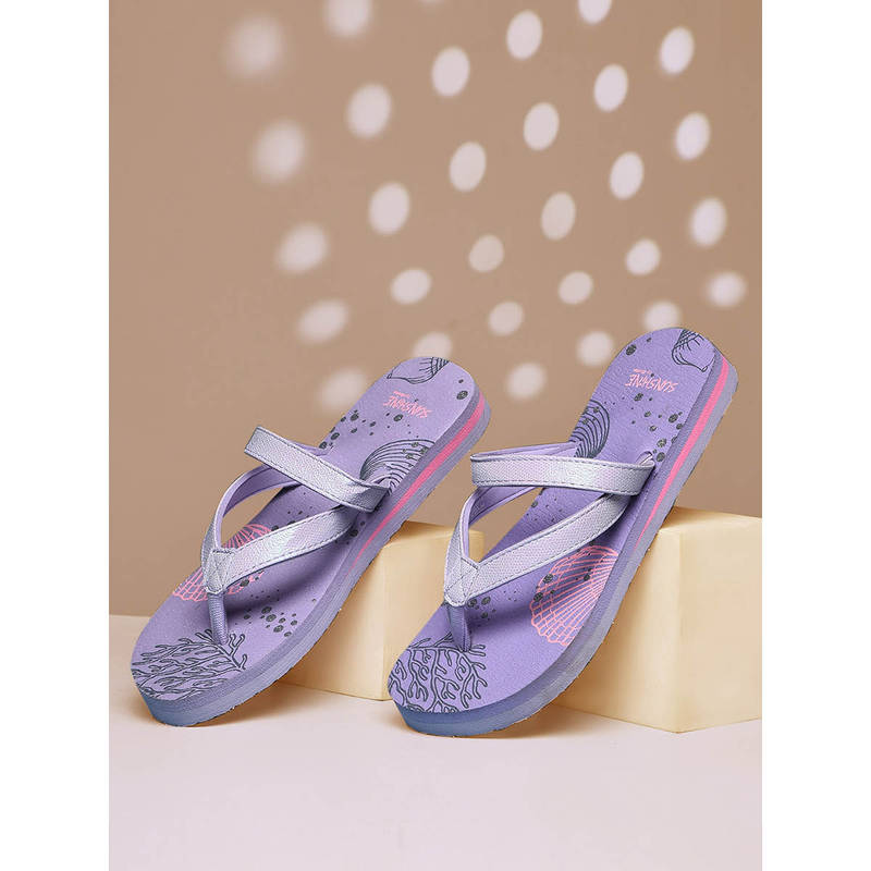 Bata Women Purple Flipflops (UK 6)