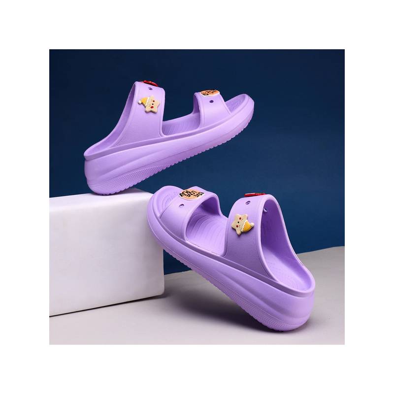 Campus Gcw-7004 Women's Lavender Sliders (UK 5)