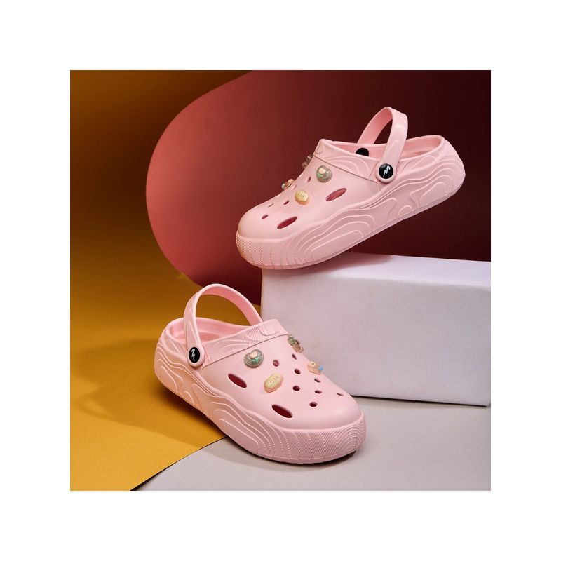 Campus Gcw-7003 Women's Pink Clogs (UK 5)