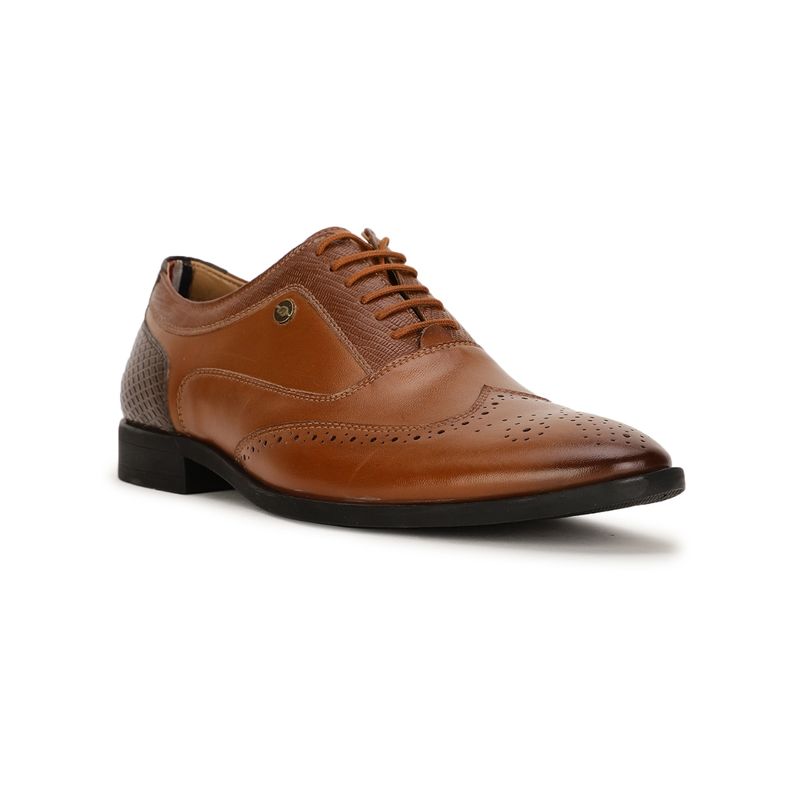 Bata Tan Formal Shoes For Men (UK 9)