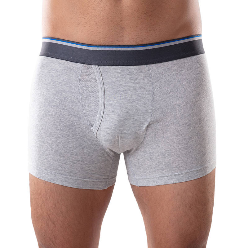 GLOOT Anti Odor Cotton Tencel Cooling Trunk-GLI005-Lt Grey Melange (L)