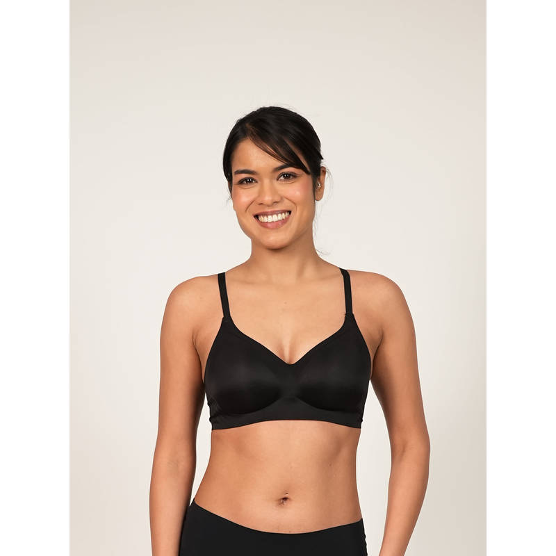 BASIQ. Everyday Seamless Teardrop Tshirt Bra Black (S)