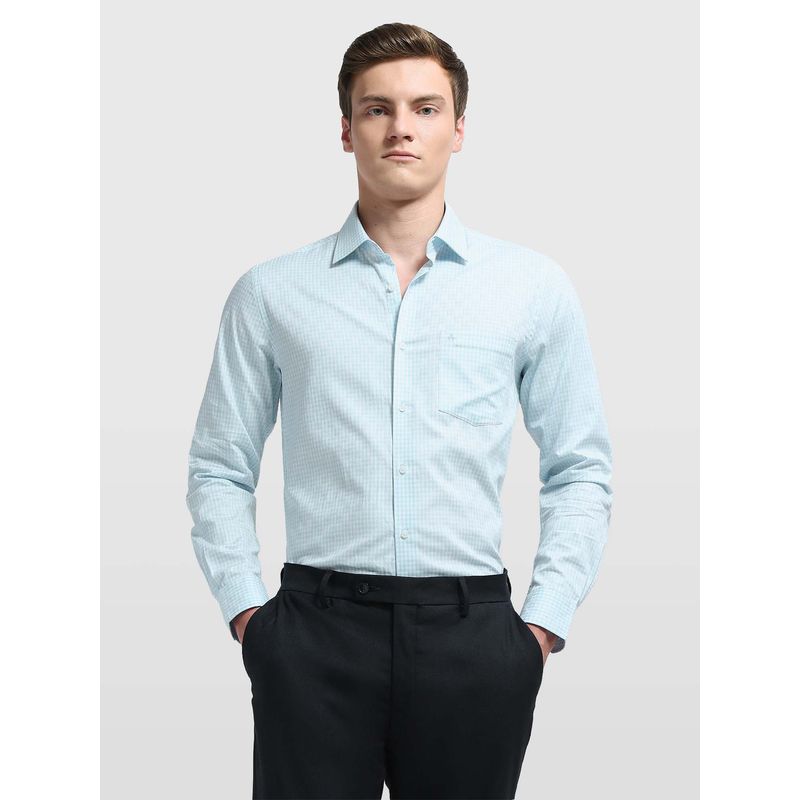 Arrow Men's Blue Gingham Checked Originals Shirt (38)