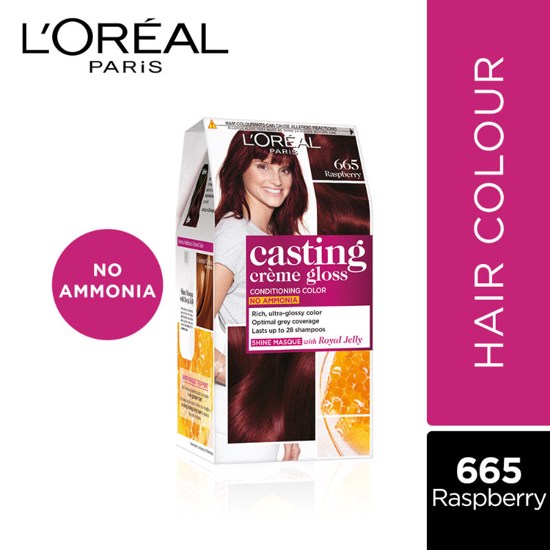 L'Oreal Paris Casting Creme Gloss Hair Color - 665 Raspberry
