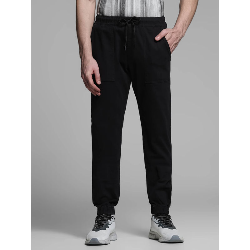 Jack & Jones Black Regular Fit Jogger Pants (30)
