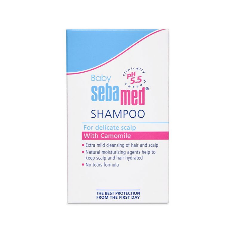 Sebamed Baby Shampoo, PH 5.5, Camomile, Natural Moisturiser, No Tears Formula, For Delicate Scalp