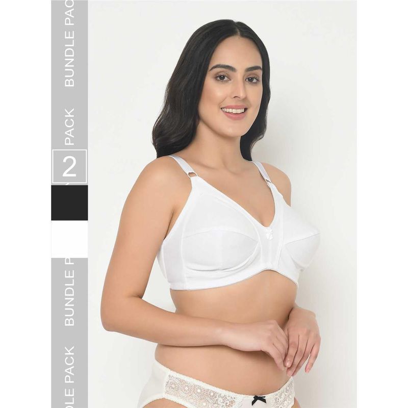 Curvy Love Plus Size Full Coverage Everyday Bra (Pack of 2) (38C)
