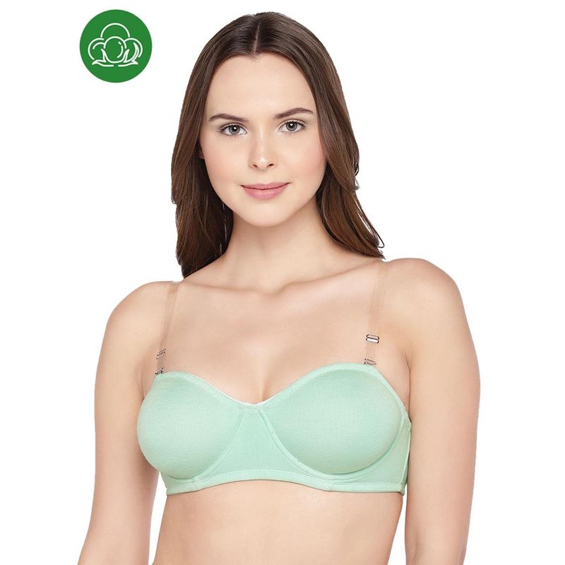 Inner Sense Organic Cotton Antimicrobial Non-Padded Strapless Bra (36B)