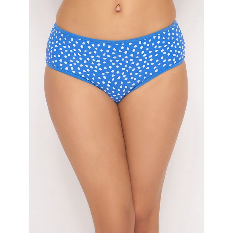 Clovia Blue Waist Outer Elastic Hipster Panty (S)
