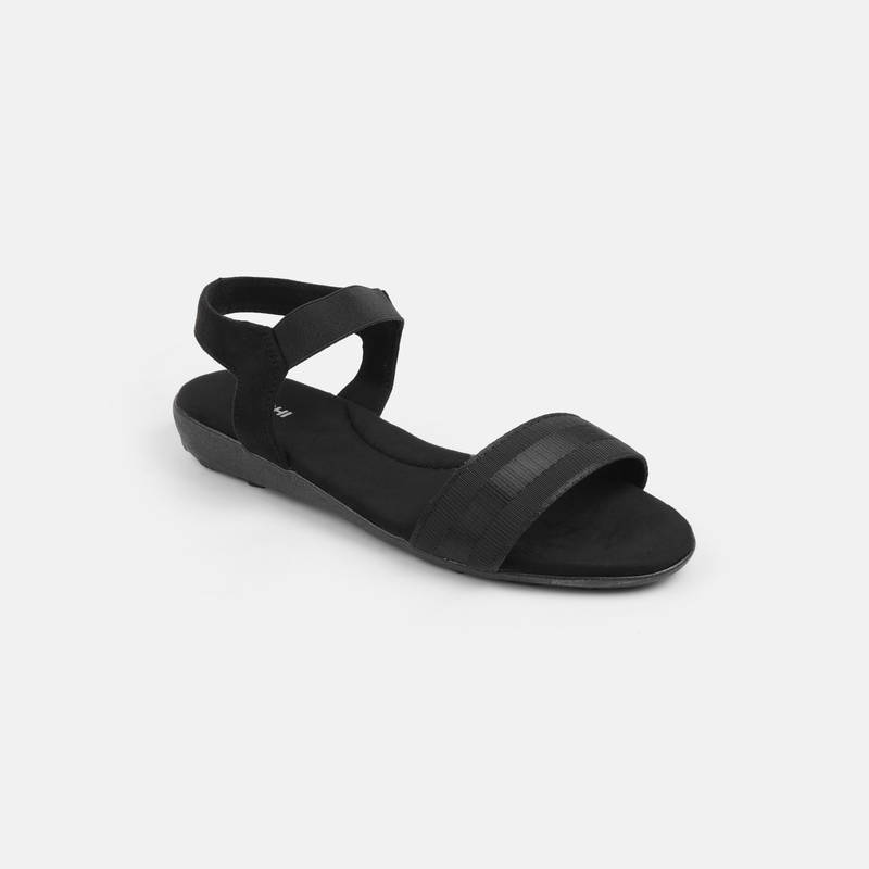 Mochi Black Elevated Womens Sandals (EURO 36)