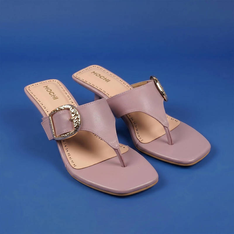 Mochi WoMen's Lavender Casual - Heels (EURO 36)